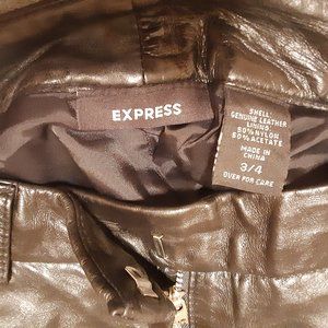 Express Genuine Leather Pants